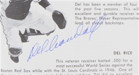 1957 Milwaukee Braves Multi Signed Unscored County Stadium World Series Program w/ 16 Signatures Including Hank Aaron, Warren Spahn, Eddie Mathews & More (JSA)