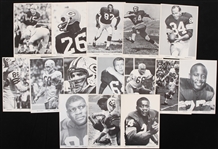 1966-1967 Elijah Pitts Bart Starr Boyd Dowler Carroll Dale and More Green Bay Packers 5"x7" B&W Photos (Lot of 15)