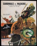 1967 St. Louis Cardinals vs Green Bay Packers at Civic Center Busch Memorial Stadium NFL Illustrated Magazine