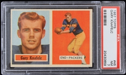 1957 Gary Knafelc Green Bay Packers Topps Trading Card #45 (NM-7)