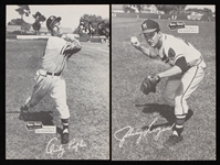 1953-1959 Andy Pafko Milwaukee Braves 3"x5" B&W Spic and Span Postcard