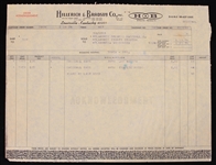 1974 Joe Nossek Charlie Pride Milwaukee Brewers Bat Order Acknowledgment