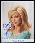 Morgan Fairchild Television and Movie Actress Autographed 8"x10" Color Photo (JSA)