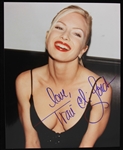 1987- Traci Lords Actress and Singer Autographed 8"x10" Color Photo (JSA)