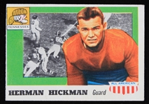 1955 Herman Hickman University of Tennessee Topps All American Trading Card #1