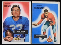 1952 Doak Walker Detroit Lions #1 and Pat Summerall Chicago Cardinals #52 Bowman Trading Cards (Lot of 2)
