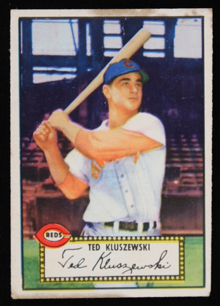1952 Ted Kluszewski Cincinnati Reds Topps Trading Card #29
