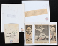 1930's-1950's St. Louis Cardinals and Brooklyn Dodgers 5x7 and 8x10 B&W Sporting News Photos (Lot of 4)