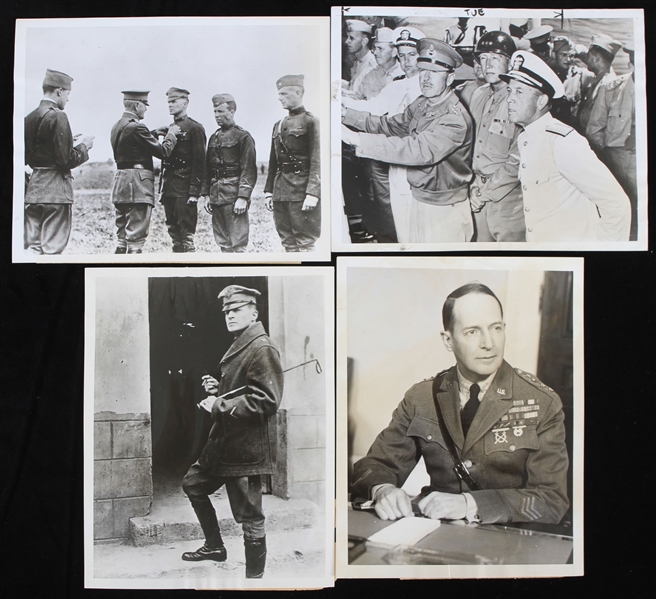 1940s WWII 6"x9" B&W Photos (Lot of 4)