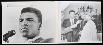 1964 Cassius Clay 7"x9" B&W Photos (Lot of 2)