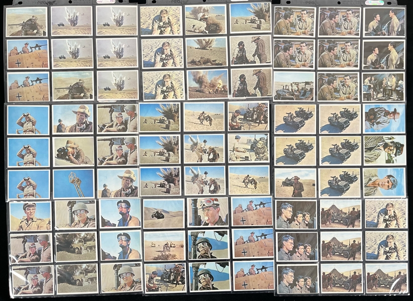 1966 Topps Rat Patrol Trading Cards (Lot of 110)