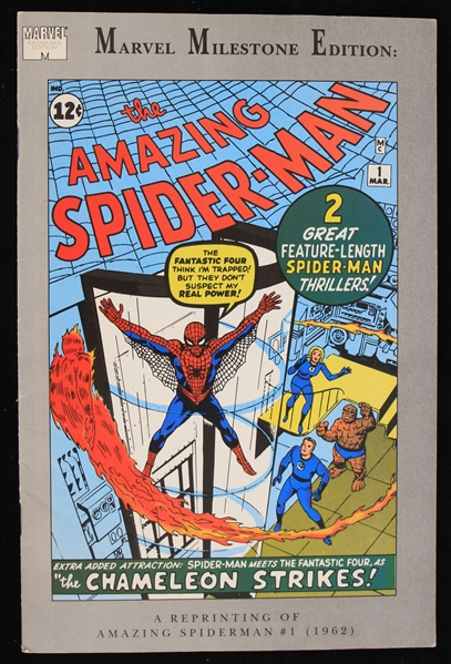 1992 Spider-Man Marvel Milestone Edition Reprinting of Amazing Spiderman #1