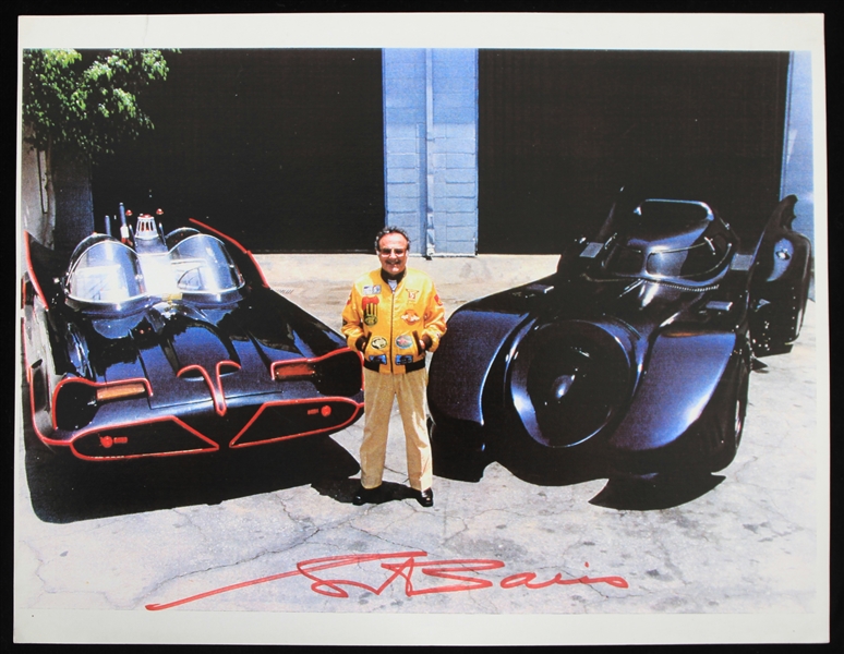 1990s-2013 George Barris (d.2015) Batmobile Designer Autographed 8"x10" Color Photo (JSA)
