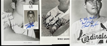 1960's-1990's Ruben Amaro Philadelphia Phillies and More Autographed 8x10 B&W Photos (Lot of 12) (JSA)
