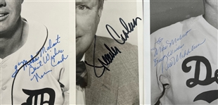 1960's-1990's Ruben Amaro Philadelphia Phillies and More Autographed 8x10 B&W Photos (Lot of 12) (JSA)