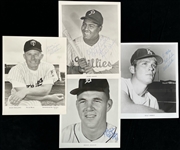 1960's-1990's Ruben Amaro Philadelphia Phillies and More Autographed 8x10 B&W Photos (Lot of 12) (JSA)