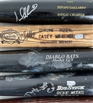 1990's-2000's Milwaukee Brewers  Professional Model Game Used Bat Collection - Lot of 9 w/ Rickie Weeks Signed, Yovanni Gallardo Signed & More (MEARS LOA/JSA)