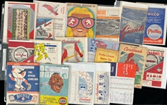 1920's-2000's Baseball Publication Collection - Lot of 74 w/ 1928 World Series Scorecard, Multi Signed 1961 Braves Scorecard, Multi Signed 1953 Cubs Program & More