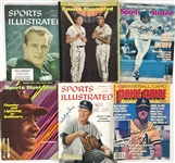 1950s-90's Signed Magazine Collection - Lot of 46 w/ Duke Snider, Paul Hornung, John Havlicek, Bobby Hull, Floyd Patterson & More (JSA)