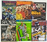 1950s-90's Signed Magazine Collection - Lot of 46 w/ Duke Snider, Paul Hornung, John Havlicek, Bobby Hull, Floyd Patterson & More (JSA)