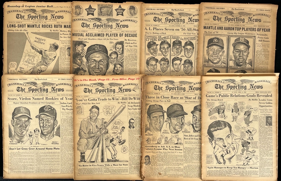 1950s-80s The Sporting News Collection - Lot of 20 Issues