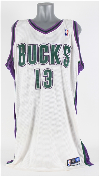 2004-05 Glenn Robinson Milwaukee Bucks Post Career Jersey (MEARS LOA)