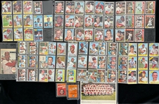 1910's-90's Enormous St. Louis Cardinals Baseball Card Collection - Lot of 4,500 Different Cardinals Cards+