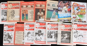 1940s-present Baseball, Football Media Guides and Magazines (Lot of 130+) 
