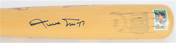 1989 500 Home Run Club Multi Signed Louisville Slugger Bat w/ 12 Signatures Including Ted Willims, Mickey Mantle, Willie Mays, Hank Aaron & More (JSA)