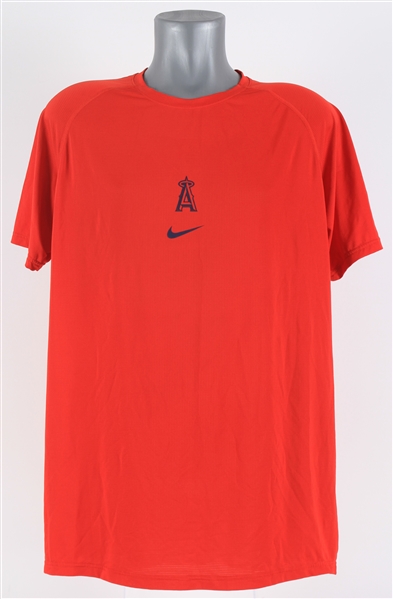2021 Shohei Ohtani Los Angeles Angels Short Sleeve Undershirt (MEARS LOA)