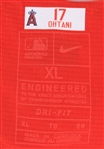 2021 Shohei Ohtani Los Angeles Angels Short Sleeve Undershirt (MEARS LOA)