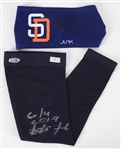2019 Fernando Tatis Jr. San Diego Padres Signed Game Worn Arm Sleeve & Headband (MEARS LOA/JSA)