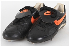 1995 Cal Ripken Jr. Baltimore Orioles Game Worn Nike Cleats (MEARS LOA/Ripken LOA) 