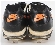 1995 Cal Ripken Jr. Baltimore Orioles Game Worn Nike Cleats (MEARS LOA/Ripken LOA) 
