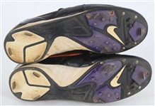 1995 Cal Ripken Jr. Baltimore Orioles Game Worn Nike Cleats (MEARS LOA/Ripken LOA) 