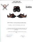 1995 Cal Ripken Jr. Baltimore Orioles Game Worn Nike Cleats (MEARS LOA/Ripken LOA) 
