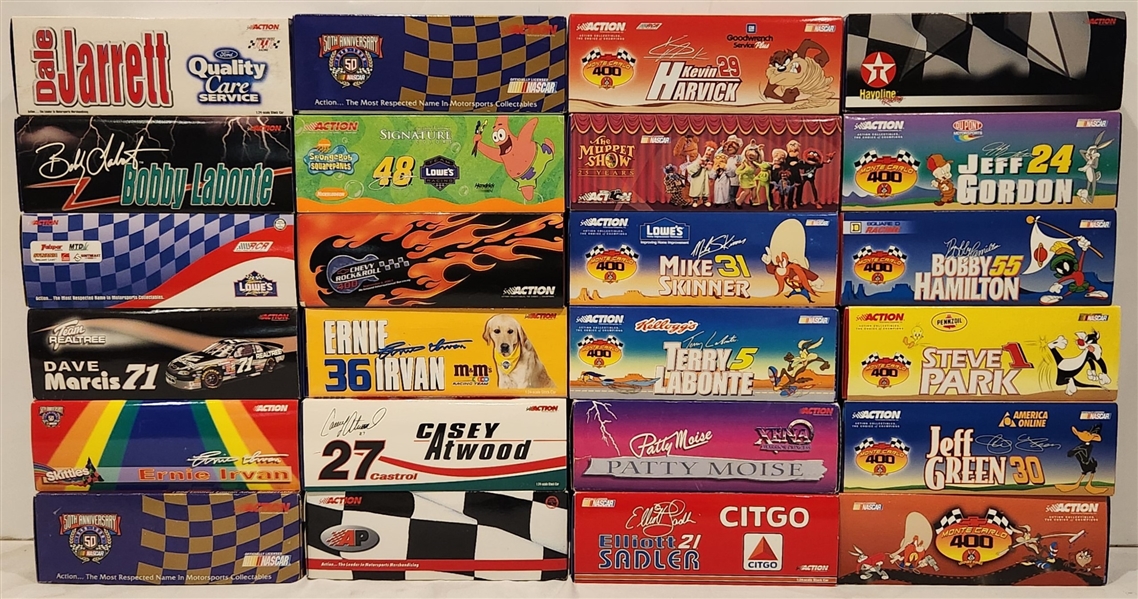1990s NASCAR Die Cast Cars (Lot of 24)