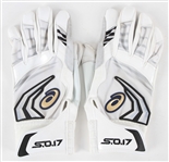 2021-22 Shoehei Ohtani Los Angeles Angels Game Worn Asics Batting Gloves (MEARS LOA)