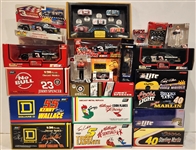 1990s NASCAR Die Cast Car w/ Ornaments (Lot of 23)
