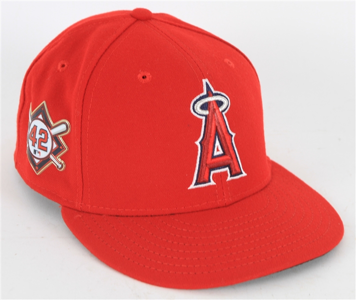 2021 Shohei Ohtani Los Angeles Angles Jackie Robinson Day Cap (MEARS LOA)