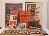 FBI Collection: Collection of Posters, Movie Posters, Lobby Cards (20+)