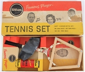 1950s Jack Kramer MIB Wilson Famous Player Tennis Set w/ Wooden Racquet, Press & Can of Two Balls