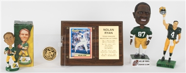 1980s-90s Baseball Football Memorabilia Collection - Lot of 900+ w/ Trading Cards, Bobbles, Digital Watch, NFL Game Coin & More