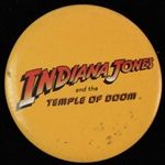 1984 Indiana Jones & The Temple of Doom 2.25" Pinback Button