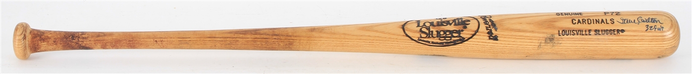 1986-89 Steve Carlton St. Louis Cardinals Signed Louisville Slugger Professional Model Organizational Bat (MEARS LOA/JSA)