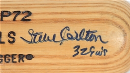 1986-89 Steve Carlton St. Louis Cardinals Signed Louisville Slugger Professional Model Organizational Bat (MEARS LOA/JSA)