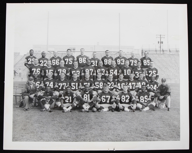 1965 Green Bay Packers 8" x 10" Team Photo