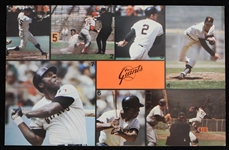 1971 San Francisco Giants 5.5" x 8.75" Jumbo Postcard Schedule