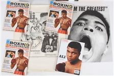 1960's-2000's Muhammad Ali World Heavyweight Champion Display & Publication Collection - Lot of 12 w/ Framed Items, Movie Poster, Lithograph & More