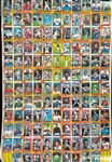 1990-92 Topps Baseball & Green Bay Packers Football Uncut Trading Cards Sheets - Lot of 3 Sheets w/ 304 Total Cards